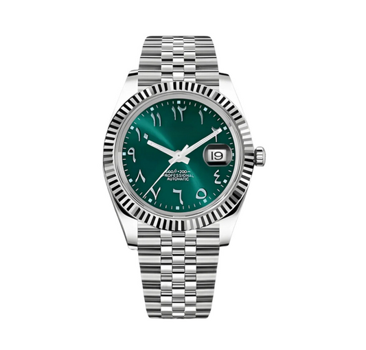 DATEJUST MOD ( ARABIC GREEN DIAL )